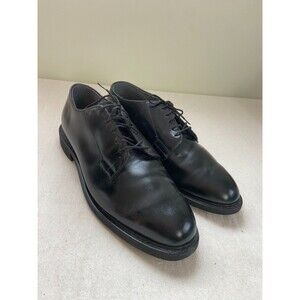 Bates Vibram Men's Sz 11.5 Leather Oxford Dress Shoes Comfort Non Marking Glossy